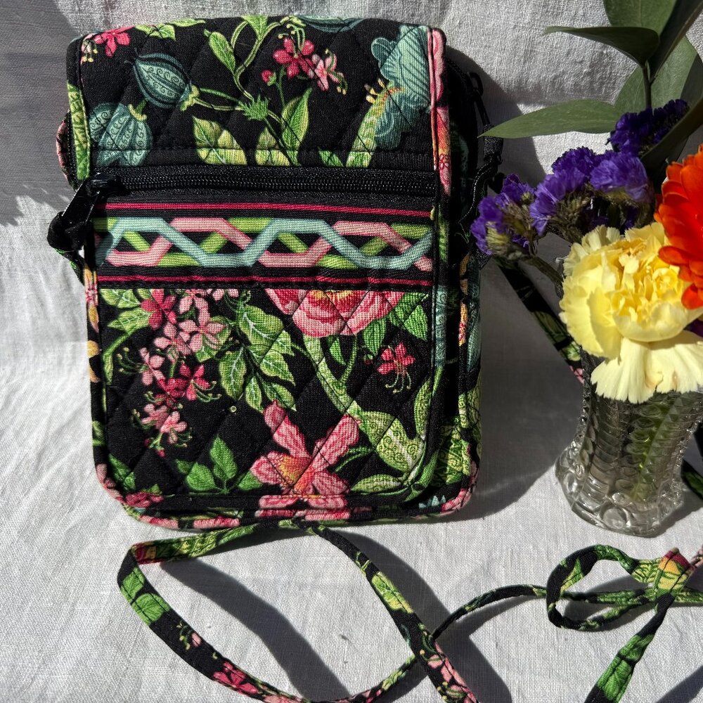 Vera Bradley Mini Hipster Crossbody Bag, "Botanica" pattern